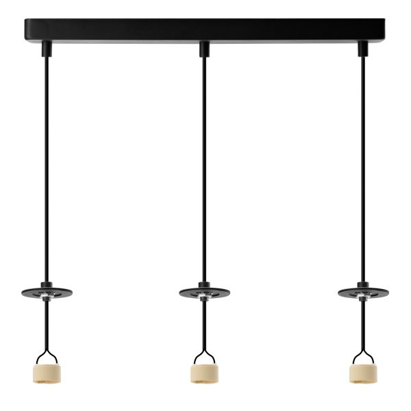 Baza lampy wiszącej LUCAS 3L GU10 BK AZ6162 - AZzardo
