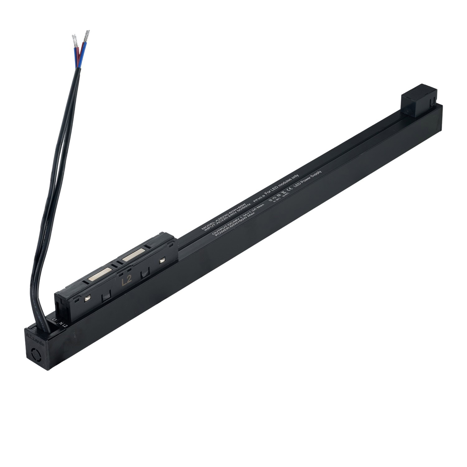 Zasilacz ALFA TRACK MAGNETIC DRIVER 2LINE 60+60W INSIDE WH AZ6231 - AZzardo