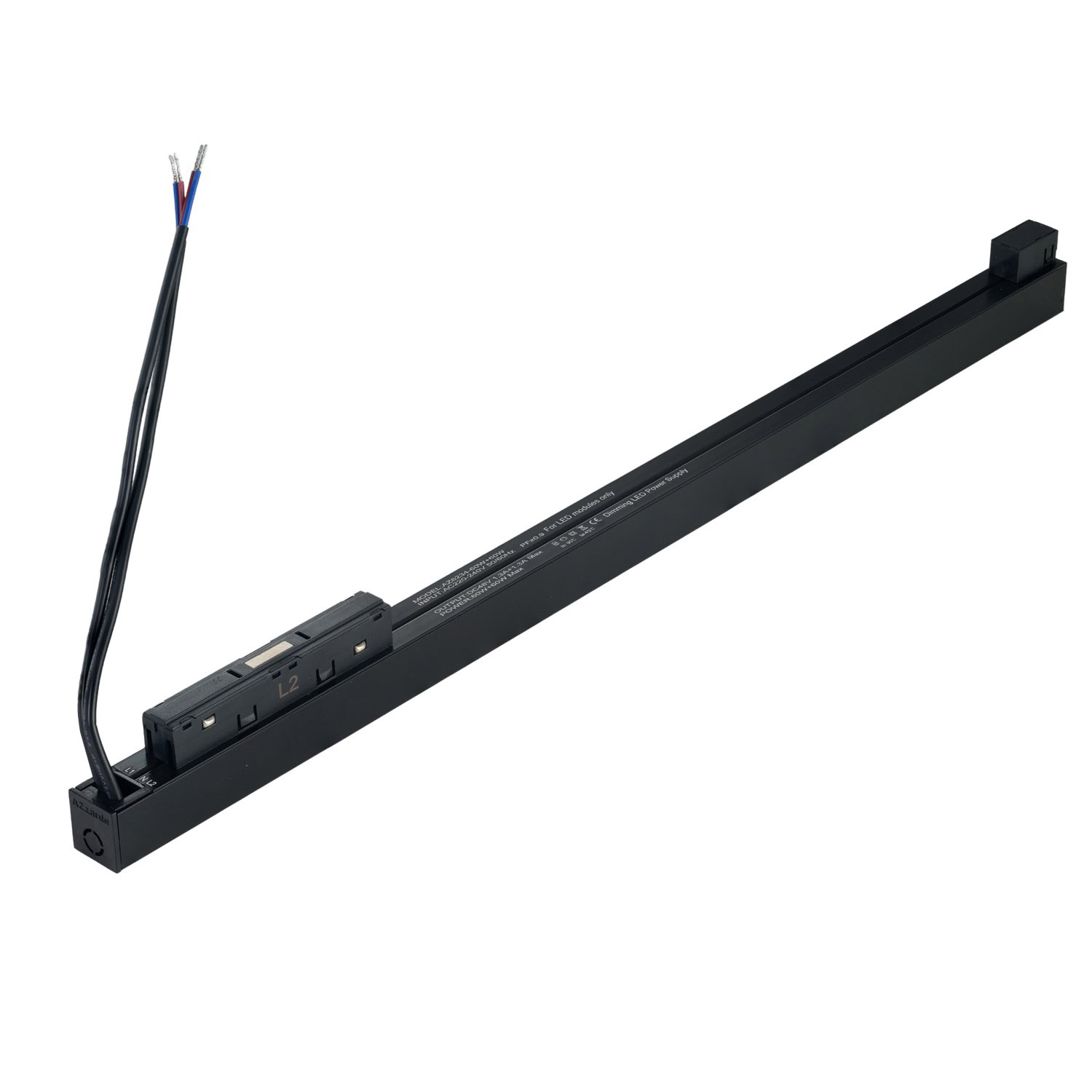 Zasilacz do szyn POWER SUPPLY ALFA DRIVER 2LINE 60+60W DIM INSIDE BK AZ6234 - AZzardo