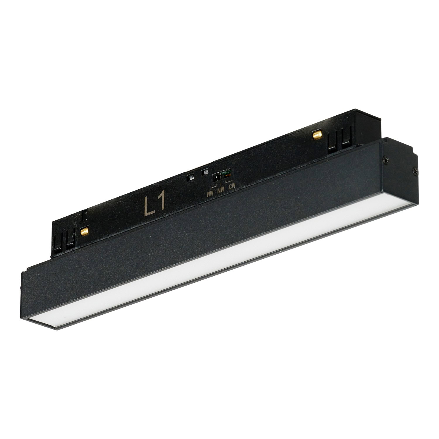Lampa do szyn magnetycznych ALFA SAGA 2LINE 12W CCT SWITCH DIM BK AZ6236 - AZzardo
