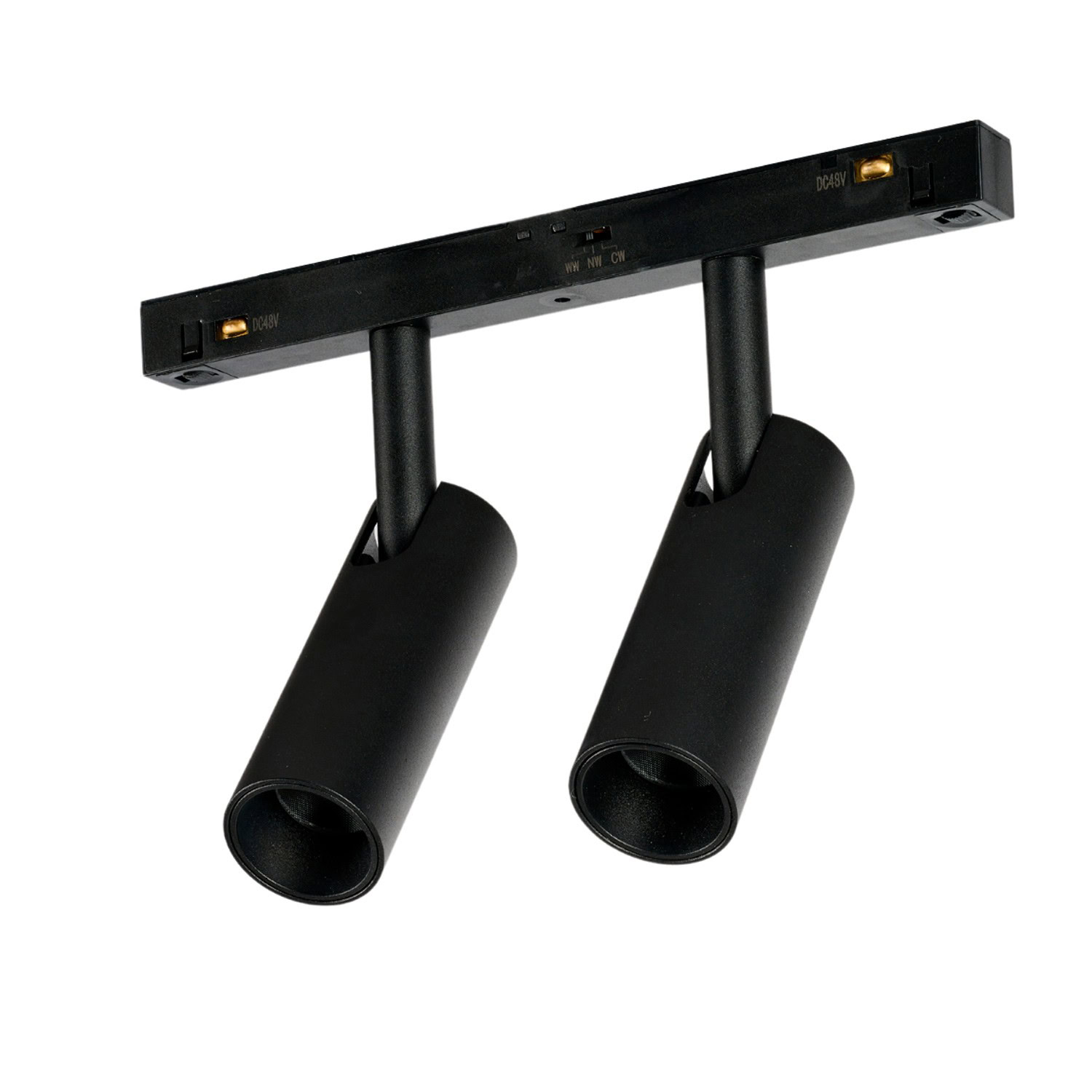 Lampa do szyn magnetycznych ALFA NIKO 2 2LINE 2X7W CCT SWITCH DIM BK AZ6252 - AZzardo