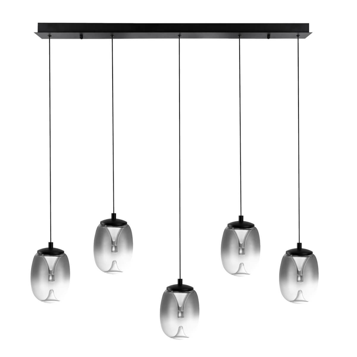 Lampa wisząca czarna PAMELA 11 LINE 5 AZ6269 - AZzardo