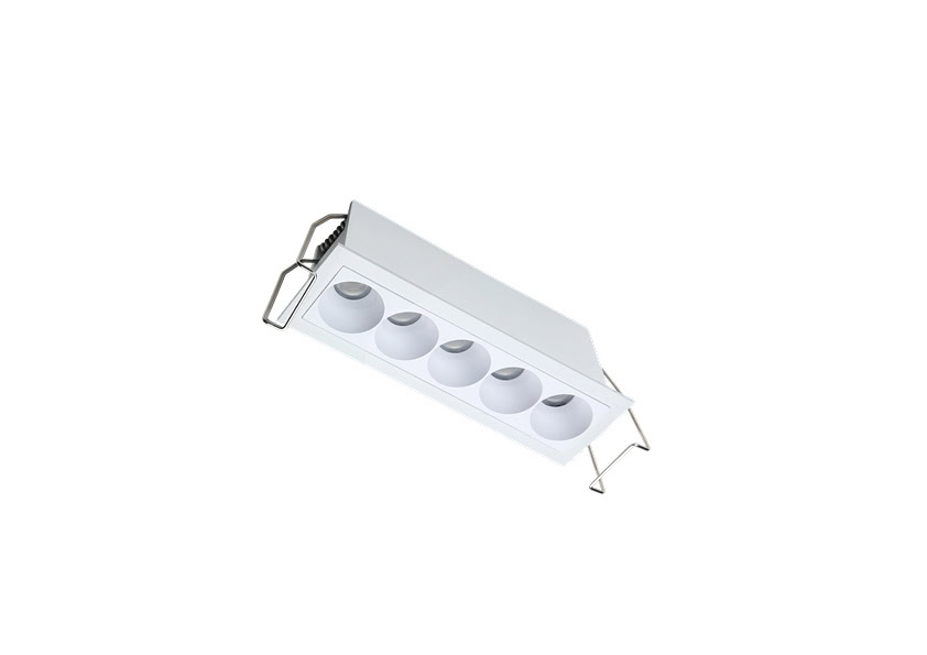 Lampa do wbudowania biała TETRIS 5 GIPS 10W CCT DIMM WH AZ6275 - AZzardo