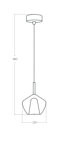Lampa wisząca GRACE C CLEAR AZ6294 - AZzardo - obrazek 3