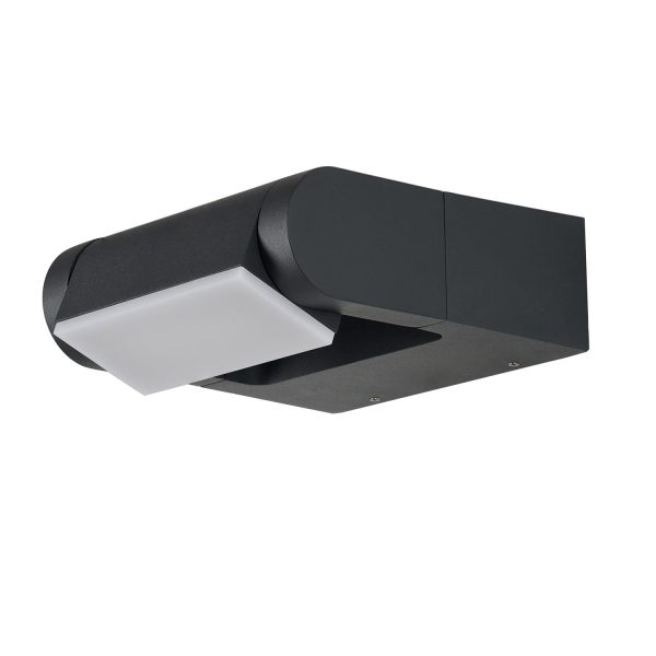 Kinkiet zewnętrzny FRAME WALL ciemny szary IP65 regulowany AZ6322 - AZzardo