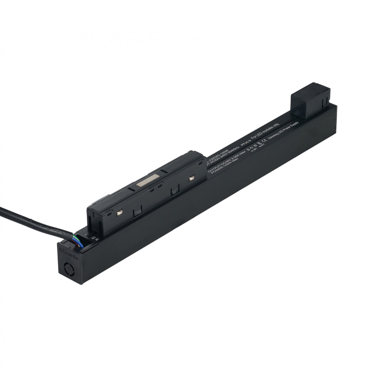 Zasilacz dwufazowy wpinany w szynę ALFA TRACK 2LINE L1/L2 100W DIMM AZ6352 - Azzardo