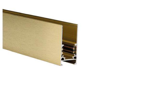 Szyna magnetyczna ALFA MAGNETIC52 2m + 2x END CAP ANODISED GOLD AZ6358 - AZzardo