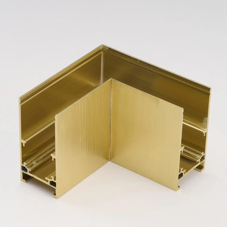 Łącznik do szyn magnetycznych ALFA MAGNETIC52 CORNER90 A ANODISED GOLD AZ6364 - AZzardo