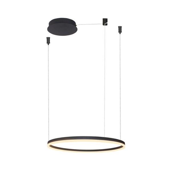 Lampa wisząca HALO 80 CCT DIMM BK + REMOTE CONTROL AZ6472 - AZzardo