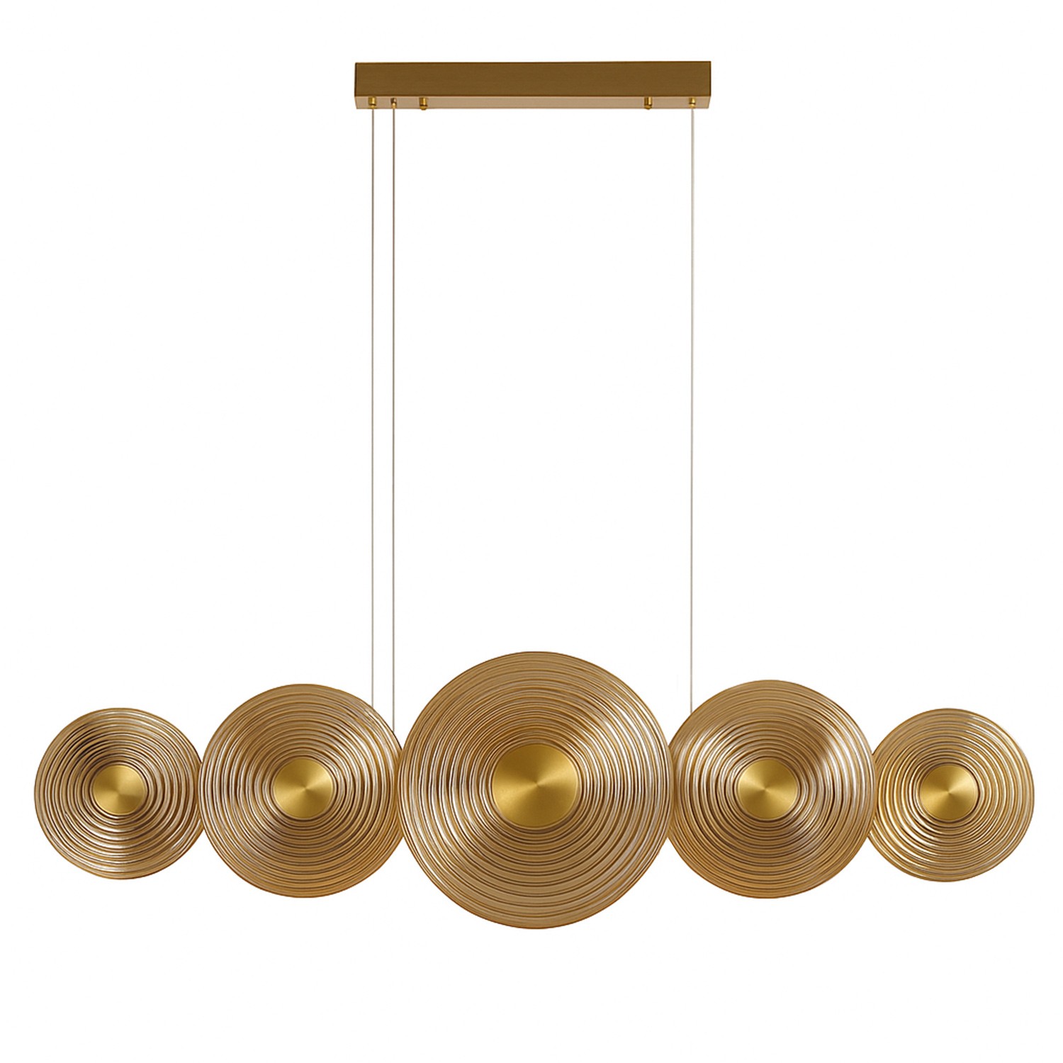 Lampa designerska bursztynowa do jadalni ściemnialna NAZAR 5 3-STEP DIMM AZ6531 - Azzardo