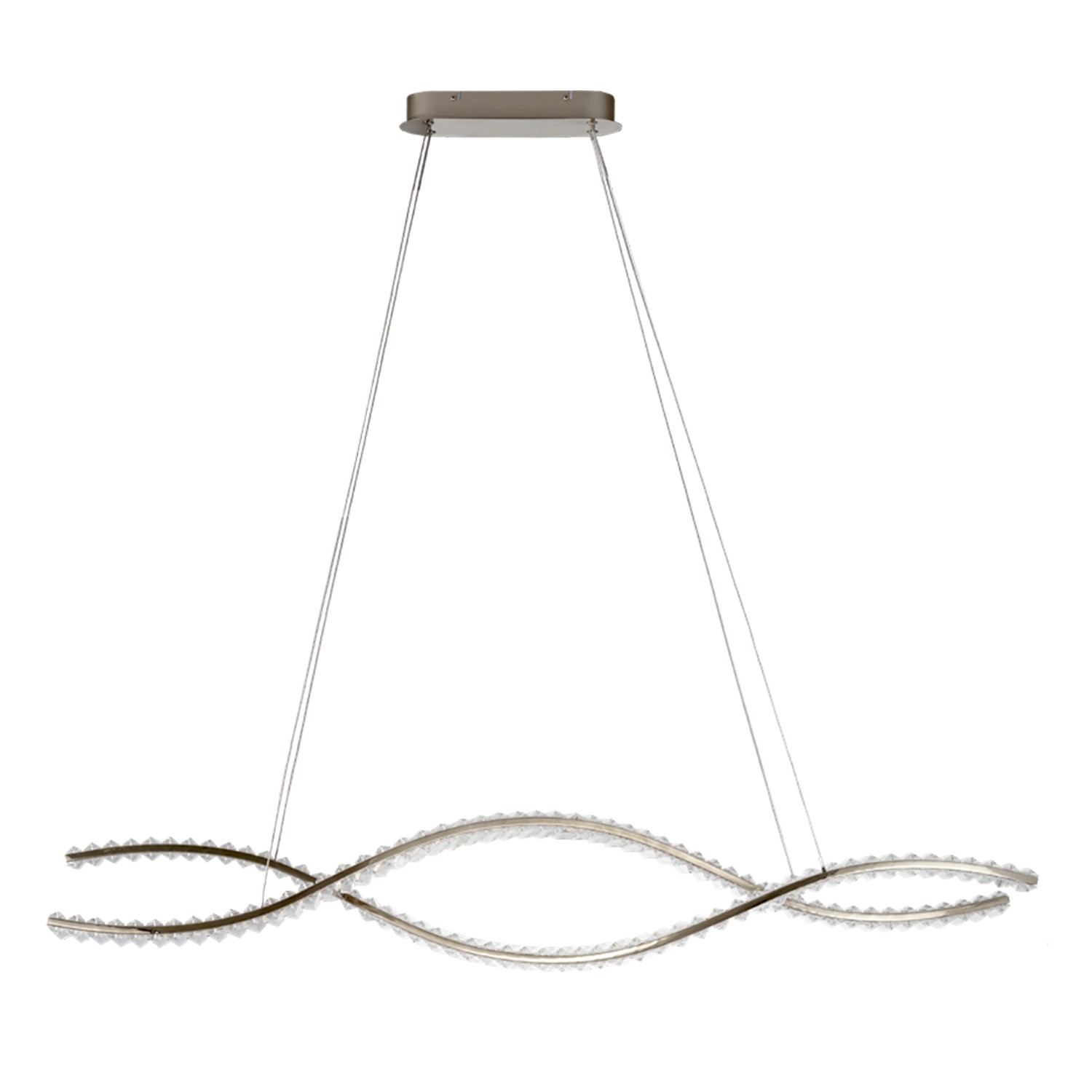 Lampa wisząca SPARK WAVES 120 CCT DIMM chrom AZ6562 - AZzardo