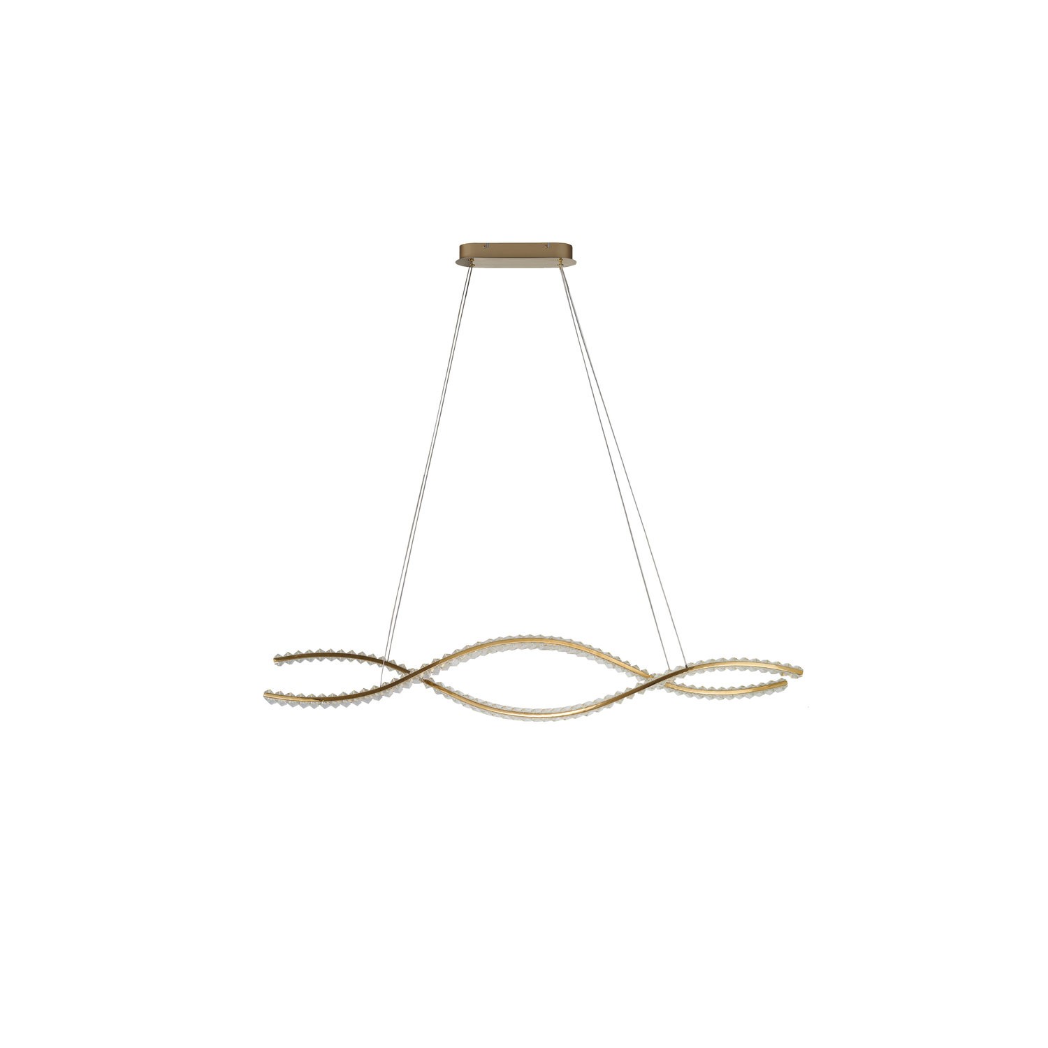 Lampa wisząca SPARK WAVES 150 CCT DIMM złoty AZ6565 - AZzardo