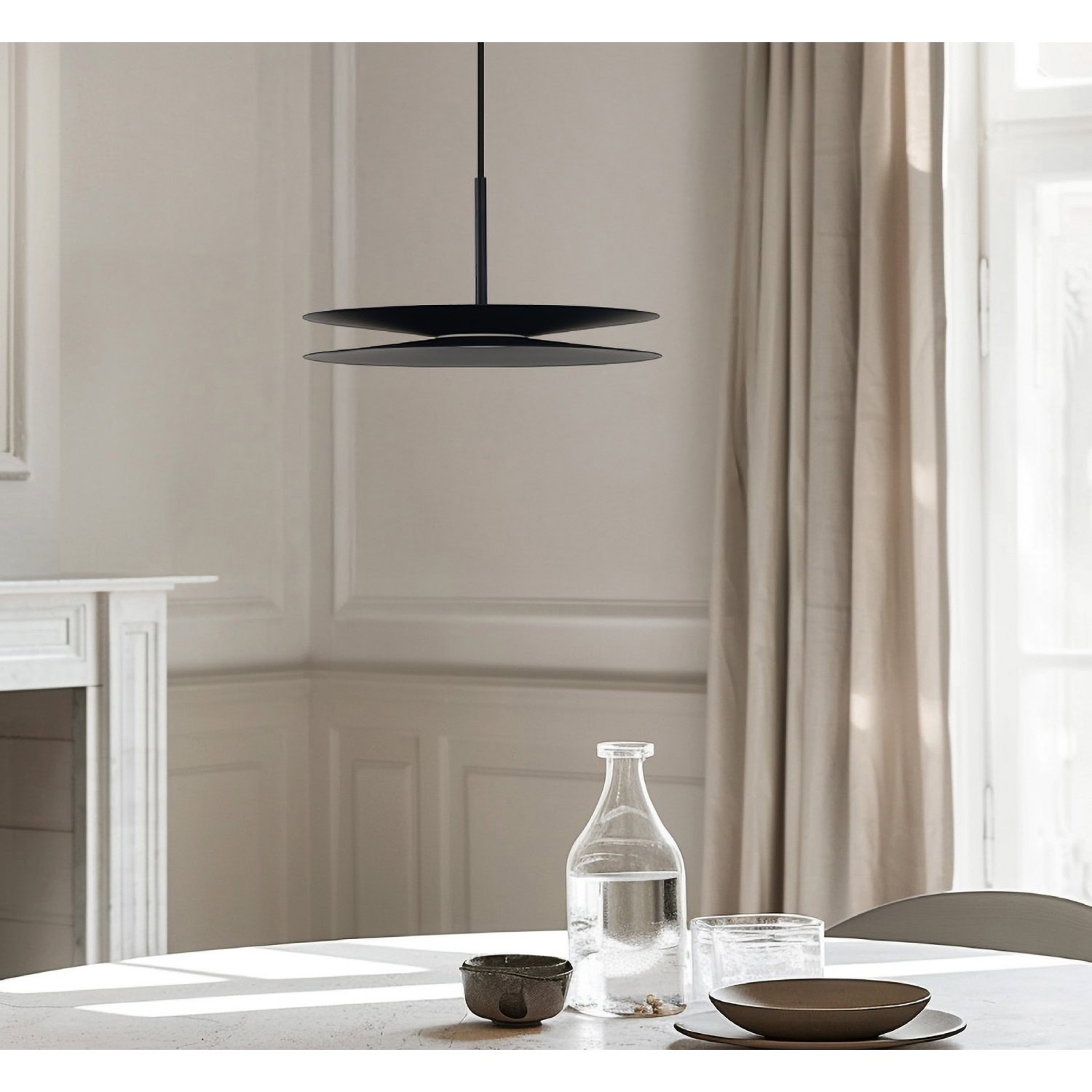 Lampa wisząca DISC 35 czarny AZ6578 - AZzardo - obrazek 2