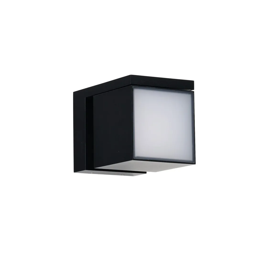 Kinkiet zewnętrzny CUBIC IP54 18W 4000K BK AZ6688 - AZzardo