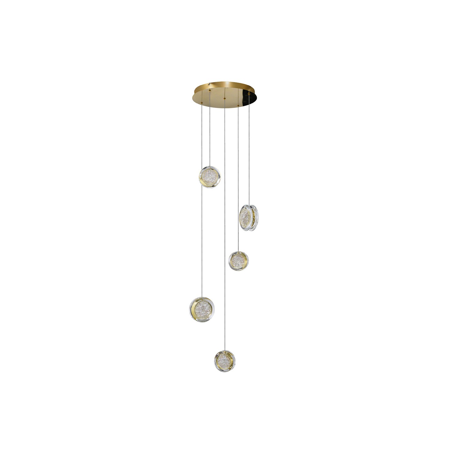 Lampa wisząca EUFORIA ROUND 5 3-STEP DIMM GO AZ6738 - AZzardo
