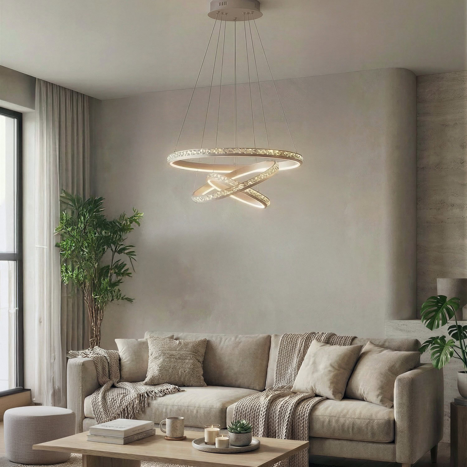 Lampa wisząca CAMELIA 40+60+80 3-STEP DIMM GO AZ6769 - AZzardo