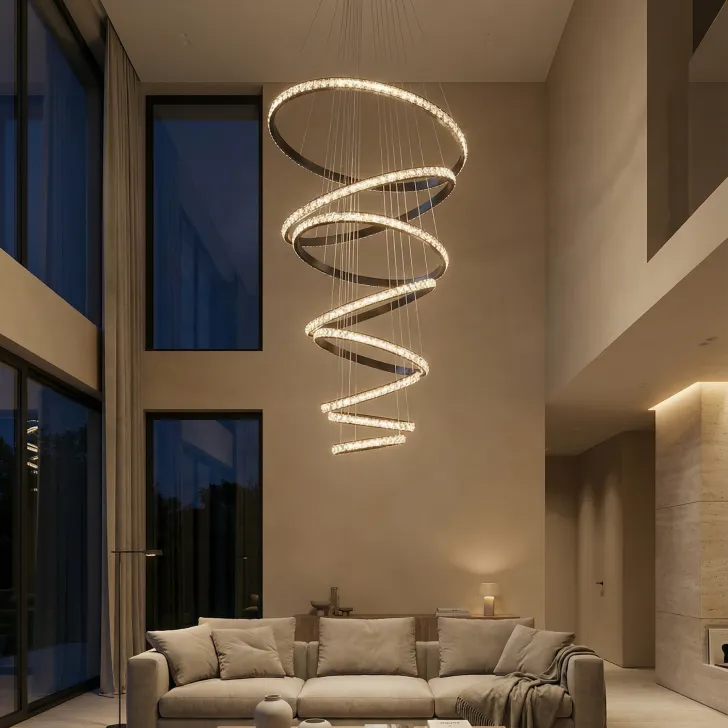 Lampa wisząca AZALEA SPIRAL 3-STEP DIMM BK AZ6774 - AZzardo