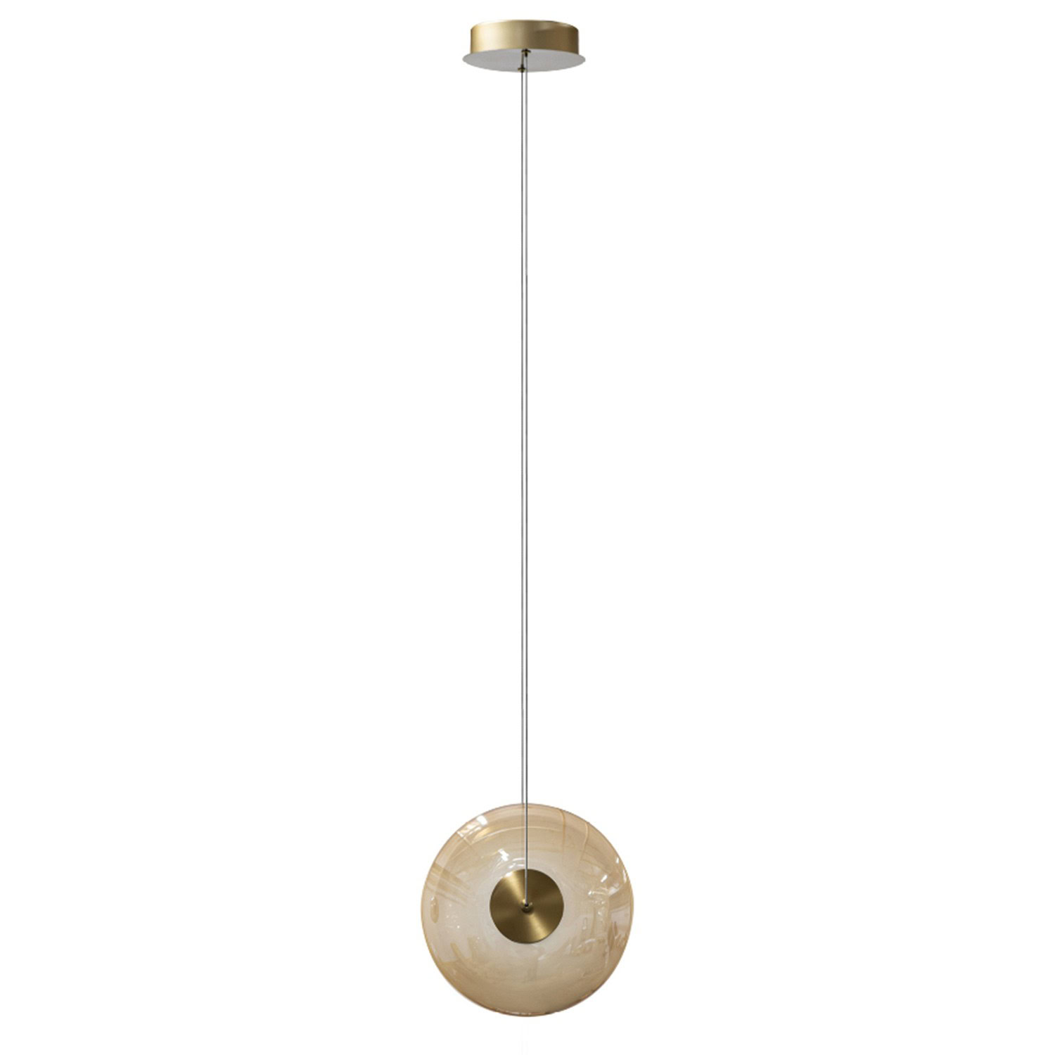 Lampa wisząca ANDORA 1 AMBER AZ6882 - AZzardo