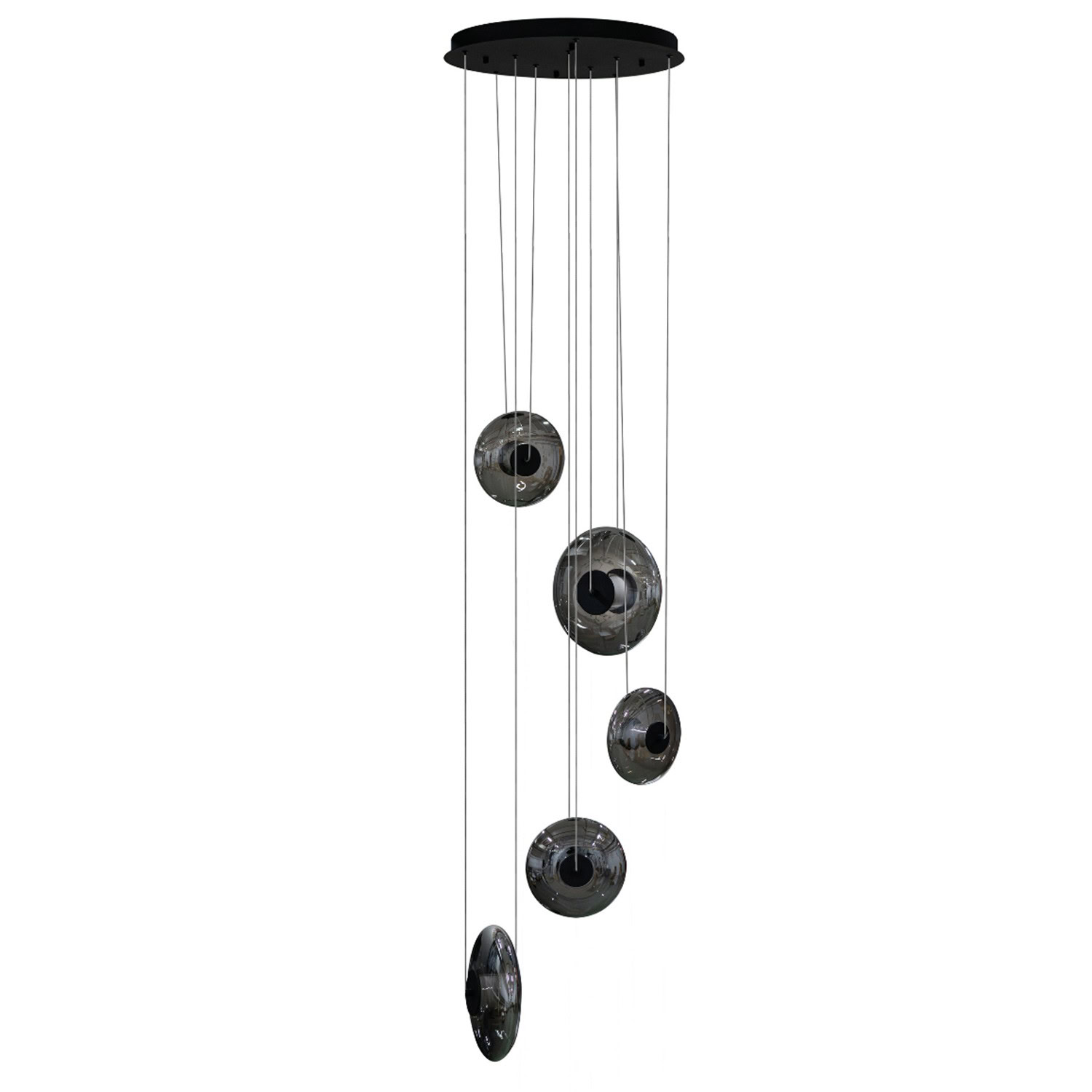 Lampa wisząca ANDORA 5 3-STEP DIMM SMOKY AZ6887 - AZzardo