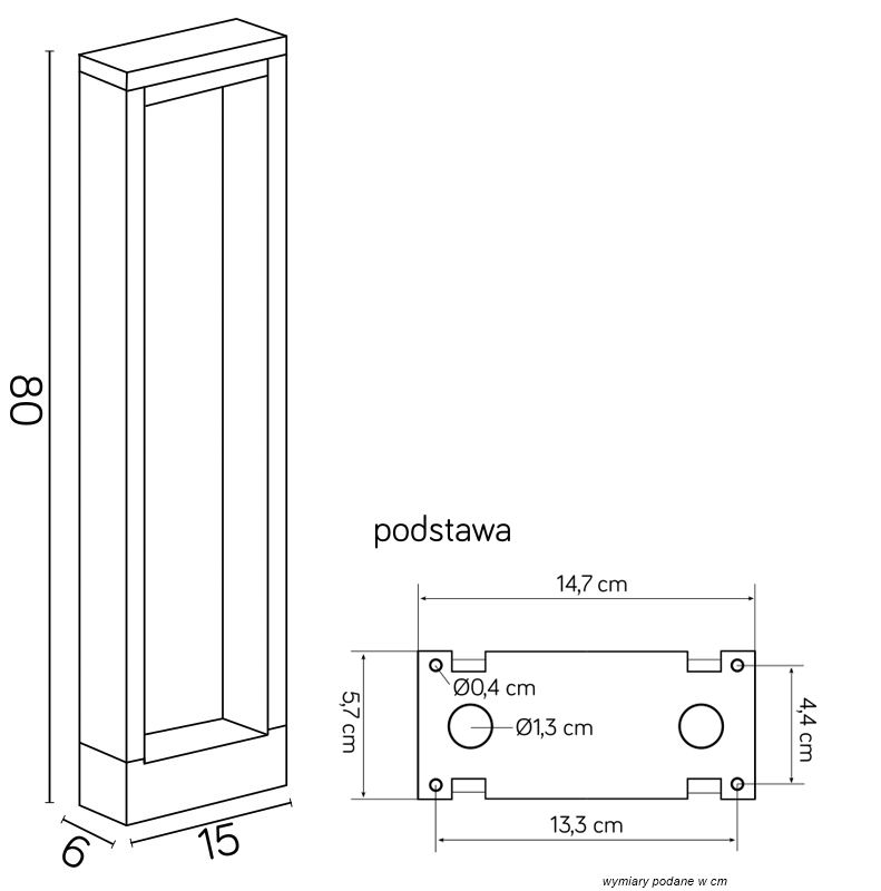 Lampa stojąca zewnętrzna FORM - YB19502 - SU-MA - obrazek 6