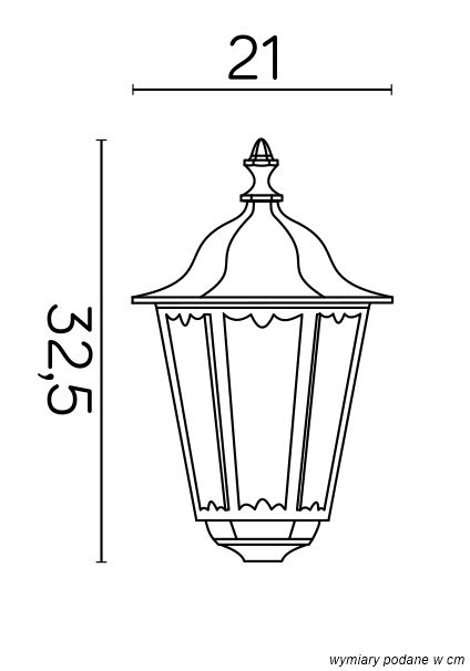 Klosz do lampy zewnętrznej RETRO MIDI - K 1018 M - SU-MA - obrazek 5
