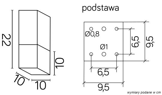 Lampa sufitowa zewnętrzna CUBE MAX - CB-MAX S DG - SU-MA - obrazek 3