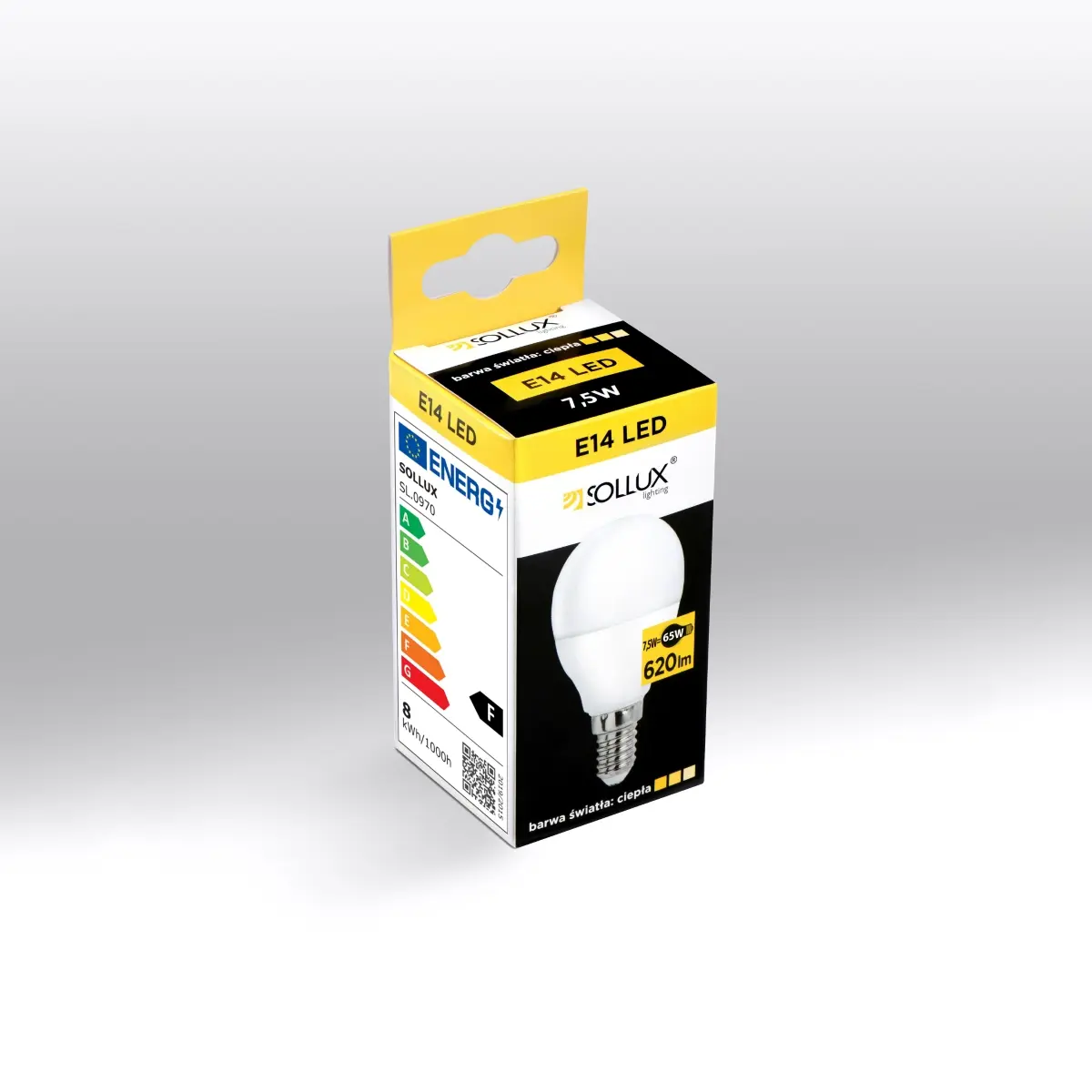 Żarówka LED E14 3000K 7,5W 620lm SL.0970 - Sollux - obrazek 4