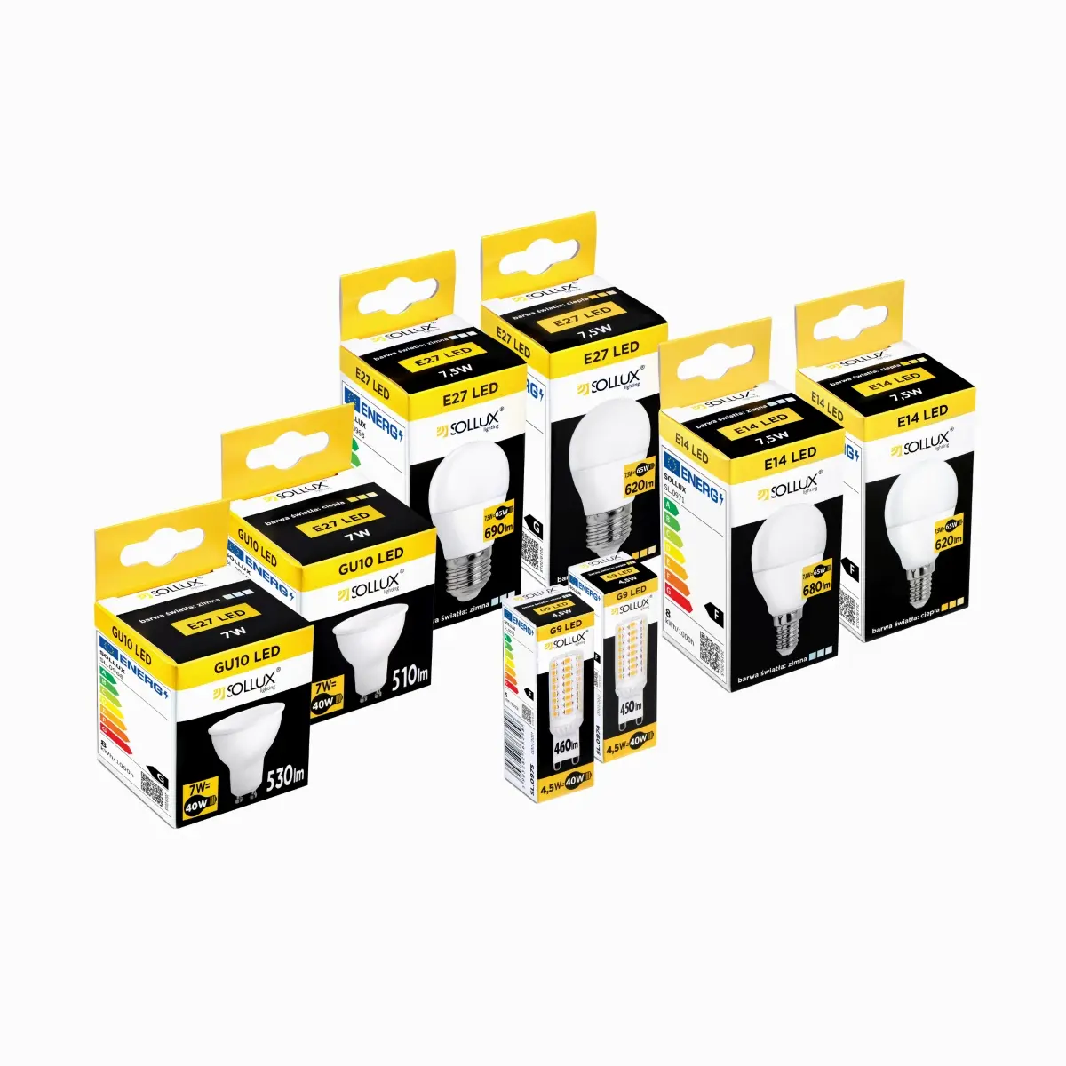 Żarówka LED E14 3000K 7,5W 620lm SL.0970 - Sollux - obrazek 5
