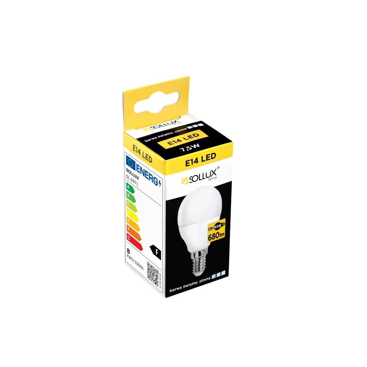 Żarówka LED E14 4000K 7,5W 680lm SL.0971 - Sollux - obrazek 3