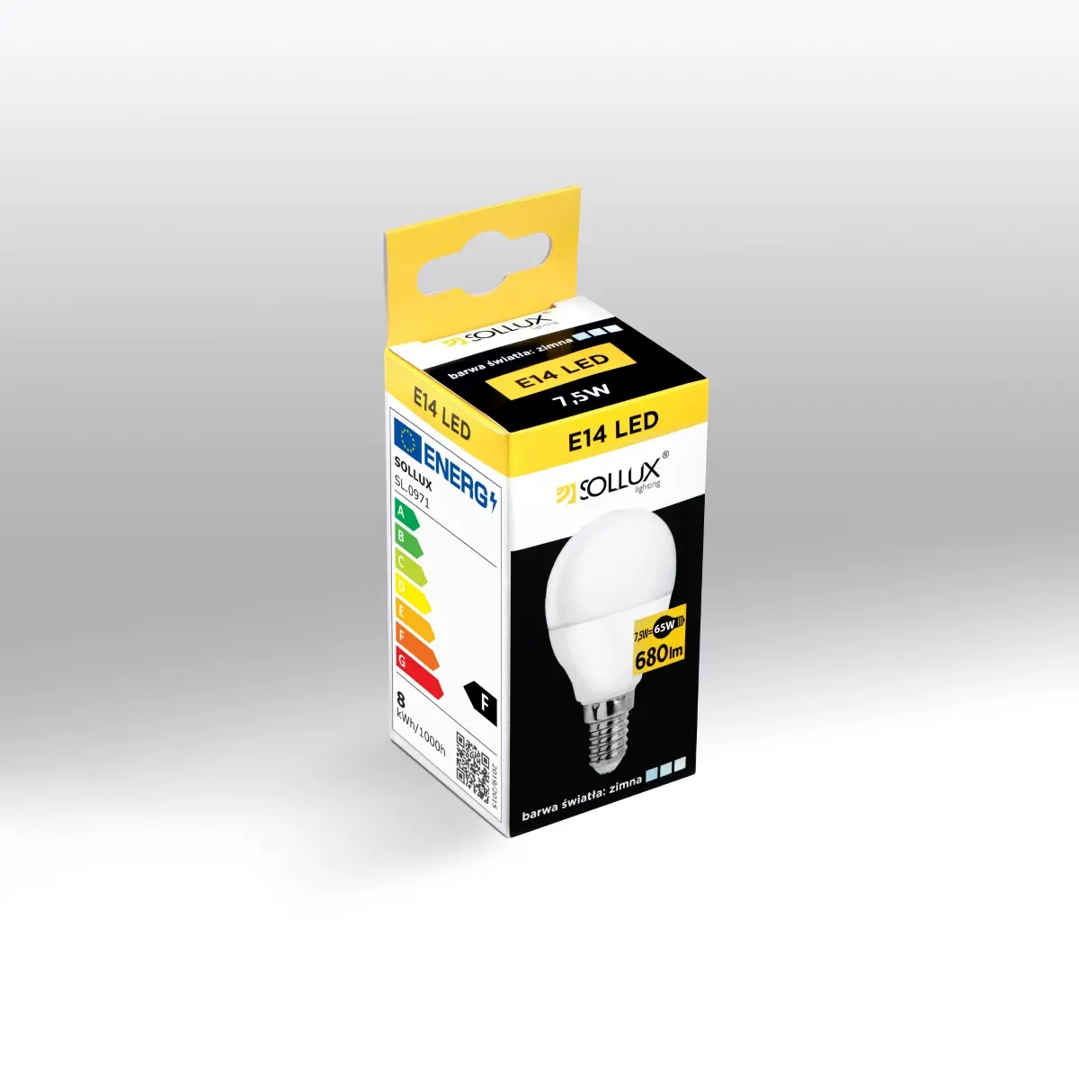 Żarówka LED E14 4000K 7,5W 680lm SL.0971 - Sollux - obrazek 4