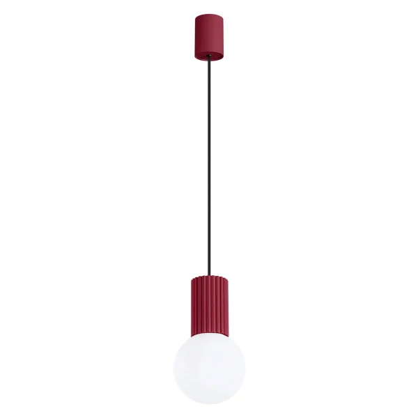Lampa wisząca HALO 1 burgund SL.1749 - Sollux