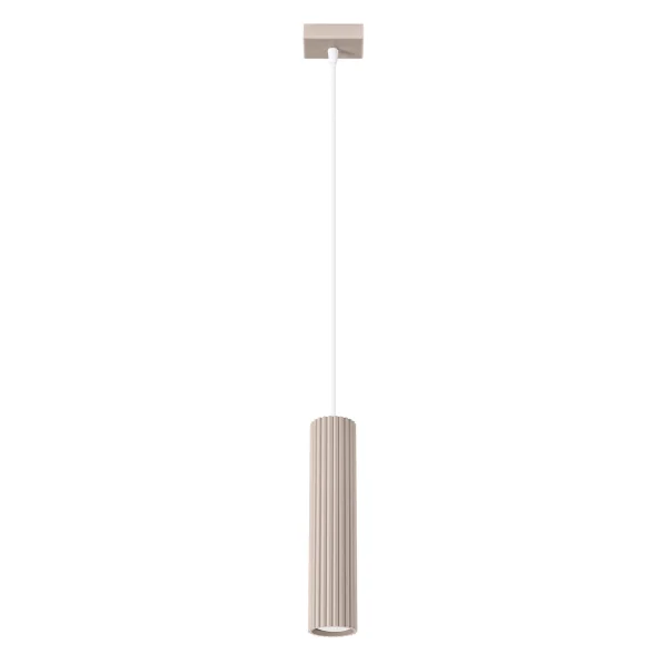 Lampa wisząca KARBON 1 taupe SL.1759 - Sollux