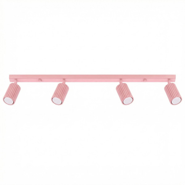 Plafon aluminiowy różowy 4-punktowy 81cm KARBON z serii KARBON SL.1937 - Sollux Lighting