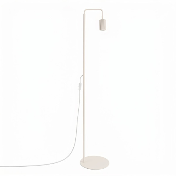 Lampa podłogowa aluminiowa beżowa 160cm z serii KARBON SL.2017 - Sollux Lighting
