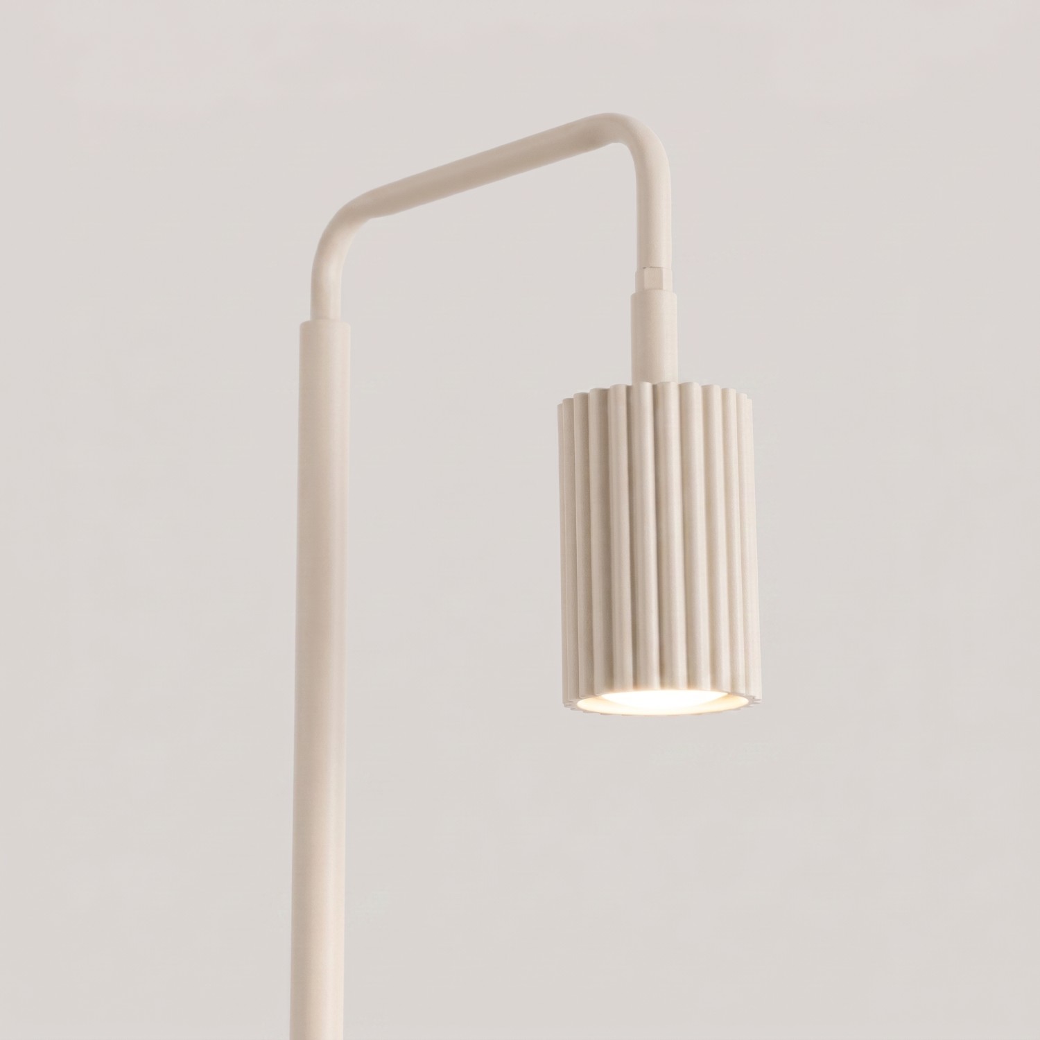 Lampa podłogowa aluminiowa beżowa 160cm z serii KARBON SL.2017 - Sollux Lighting - obrazek 4