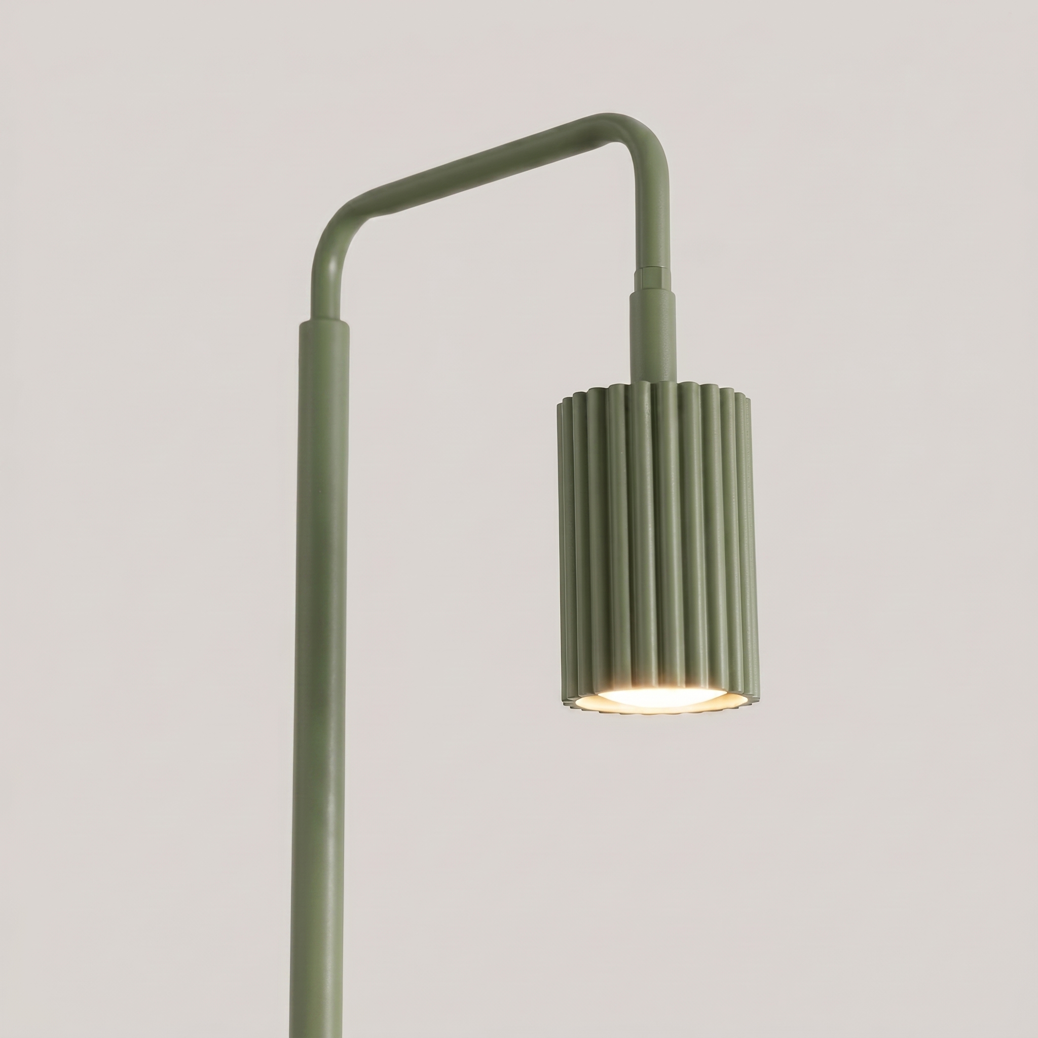 Lampa podłogowa aluminiowa zielona oliwka 160cm KARBON 1 SL.2025 - Sollux Lighting - obrazek 4