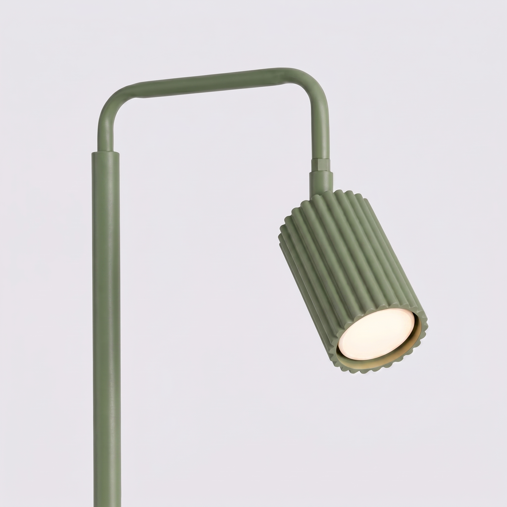 Lampa podłogowa aluminiowa zielona oliwka 160cm KARBON 1 SL.2025 - Sollux Lighting - obrazek 5
