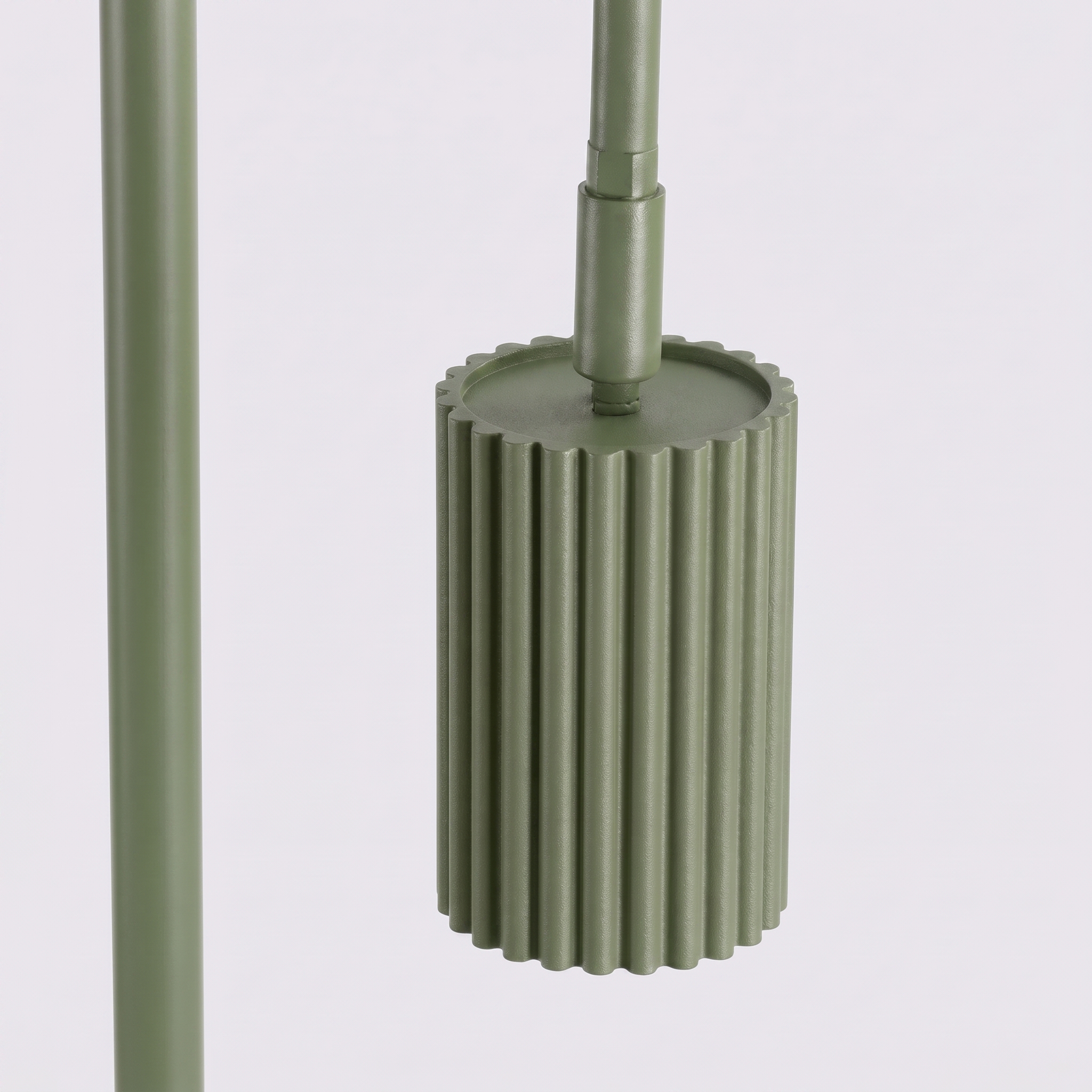 Lampa podłogowa aluminiowa zielona oliwka 160cm KARBON 1 SL.2025 - Sollux Lighting - obrazek 6