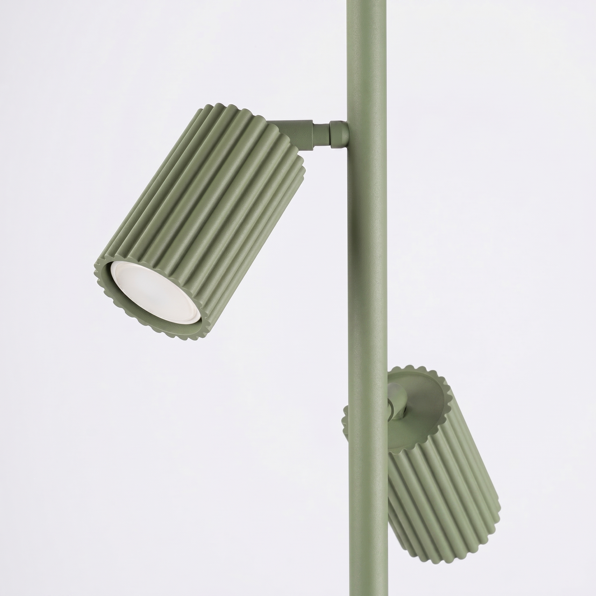Lampa podłogowa aluminiowa oliwkowa 3-punktowa KARBON 3 SL.2026 - Sollux Lighting - obrazek 5