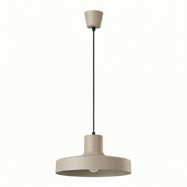 Lampa wisząca stalowa taupe 35cm 1-punktowa BILO SL.2051 - Sollux Lighting
