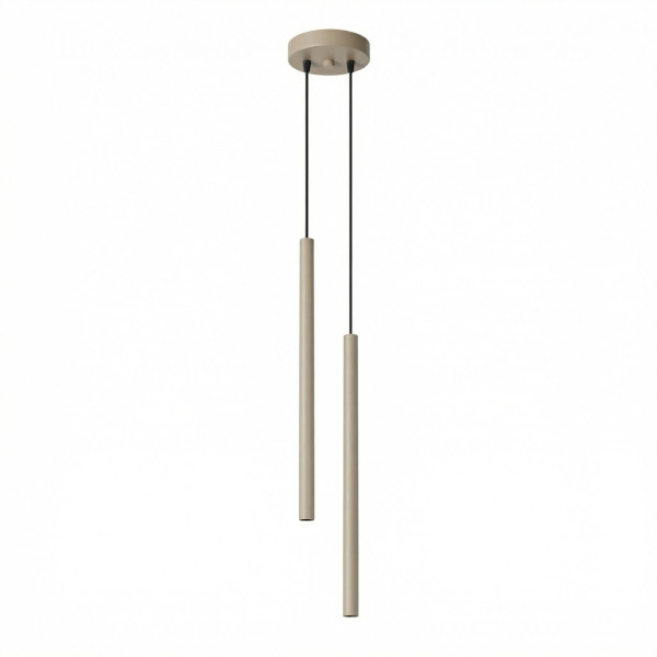 Lampa wisząca stalowa taupe 2-punktowa PASTELO 2 z serii PASTELO SL.2118 - Sollux Lighting