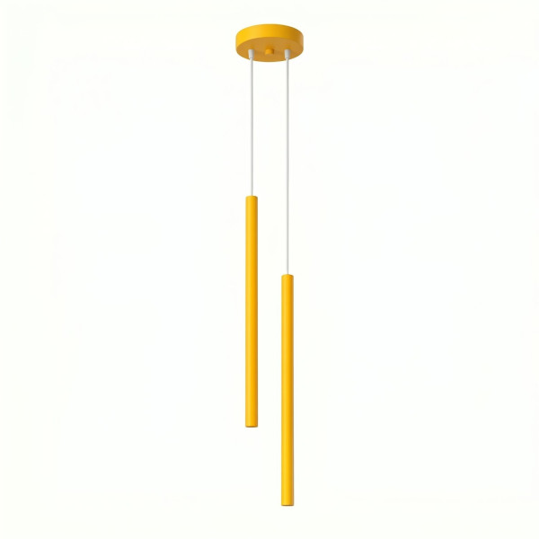 Lampa wisząca stalowa żółta 2-punktowa PASTELO 2 z serii PASTELO SL.2138 - Sollux Lighting
