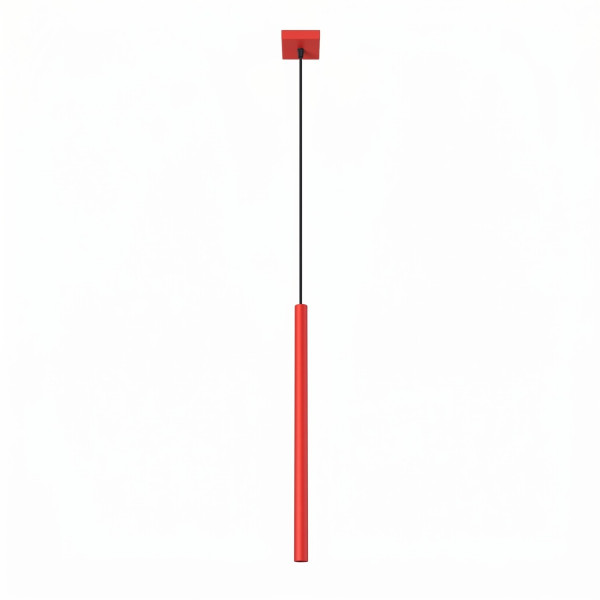 Lampa wisząca stalowa czerwona 1-punktowa PASTELO 1 z serii PASTELO SL.2141 - Sollux Lighting