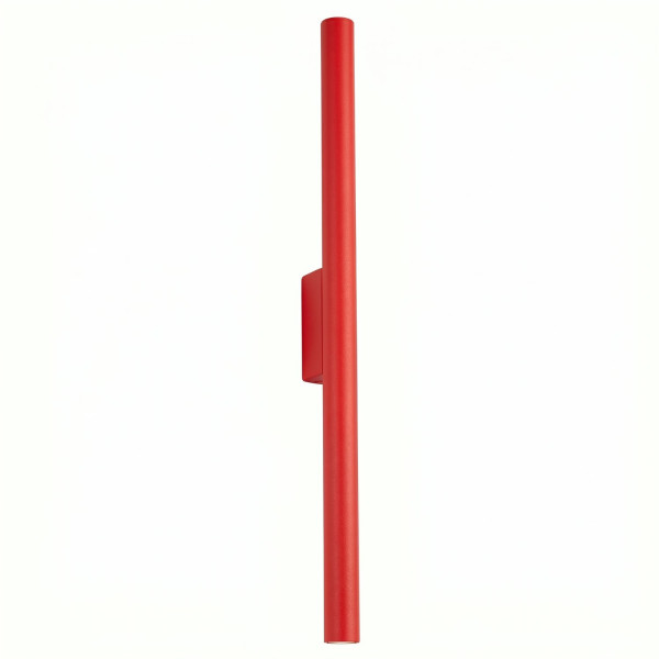Kinkiet stalowy czerwony podłużny 50cm PASTELO 2 z serii PASTELO SL.2144 - Sollux Lighting