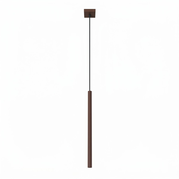 Lampa wisząca stalowa brązowa 8cm 1-punktowa z serii PASTELO SL.2145 - Sollux Lighting