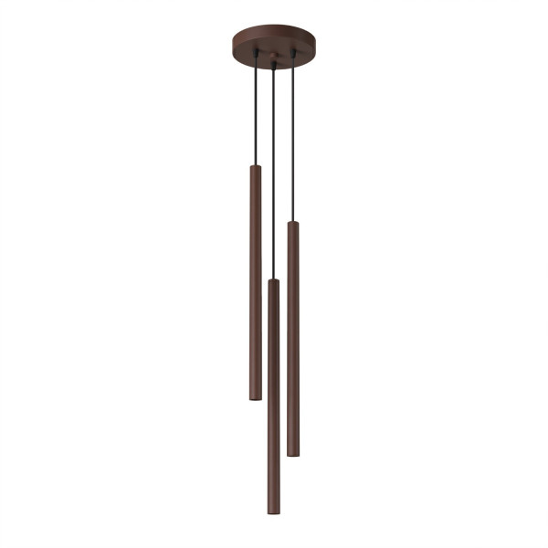 Lampa wisząca stalowa brązowa 3-punktowa PASTELO 3P z serii PASTELO SL.2147 - Sollux Lighting