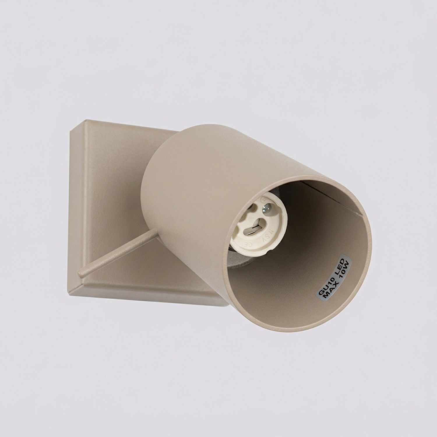 Kinkiet stalowy taupe prostokątny 16cm RING SL.2153 - Sollux Lighting - obrazek 4