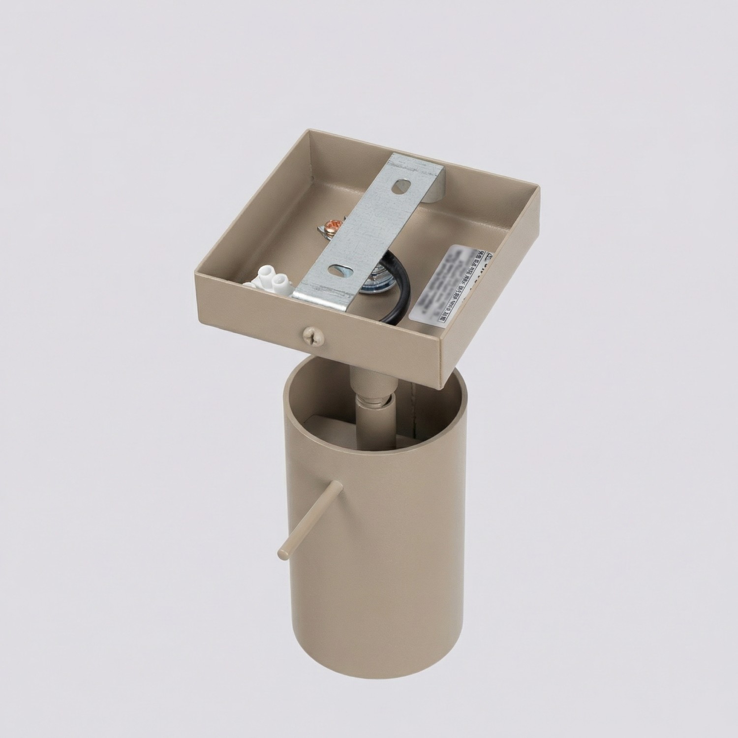 Kinkiet stalowy taupe prostokątny 16cm RING SL.2153 - Sollux Lighting - obrazek 6