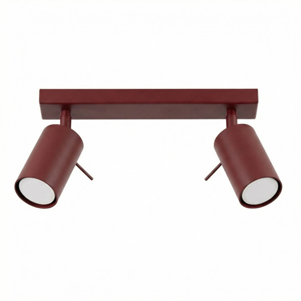 Plafon stalowy burgundowy 2-punktowy 30cm RING 2 z serii RING SL.2160 - Sollux Lighting