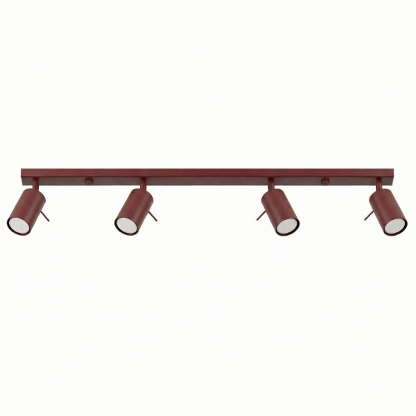 Plafon stalowy burgundowy 4-punktowy 80cm RING z serii RING SL.2163 - Sollux Lighting